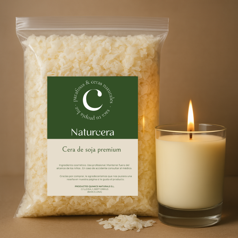 Cera di soia premium per candele