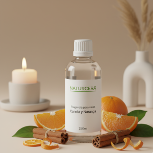 Fragancia para velas  Canela y naranja