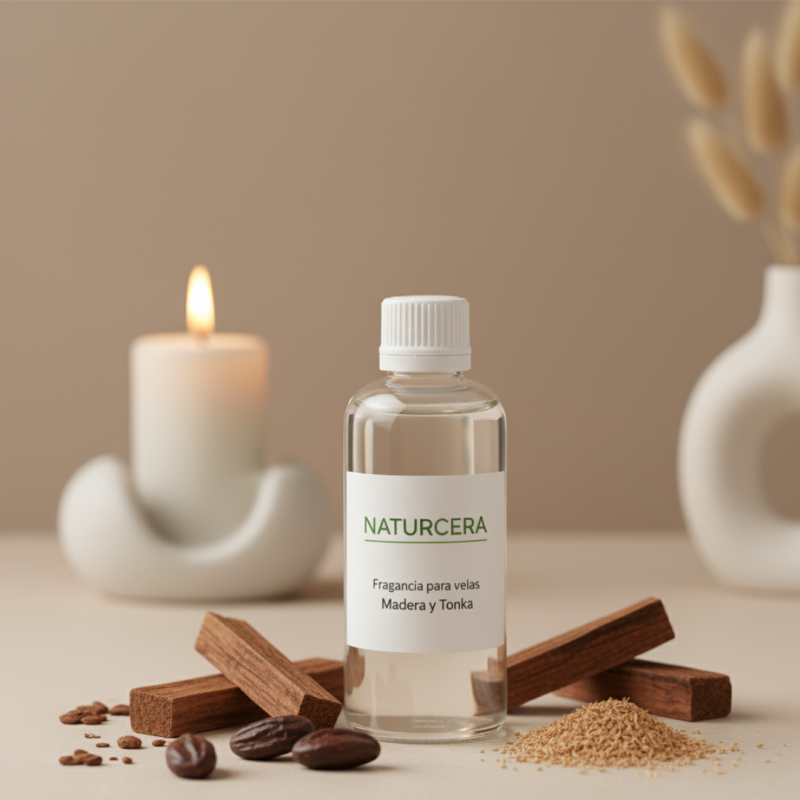 Fragancia para velas MADERA & TONKA
