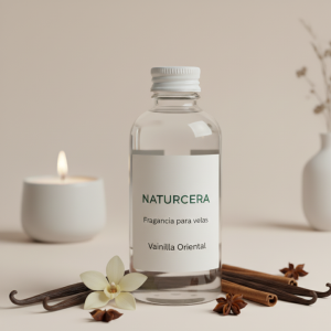 Fragranza orientale di candela alla vaniglia