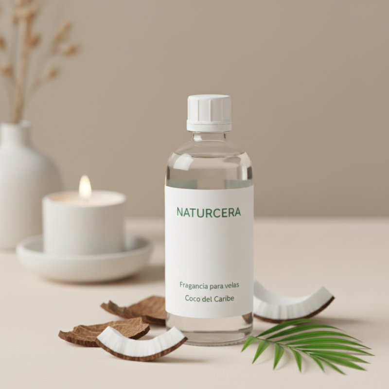 Fragancia para velas Coco del caribe