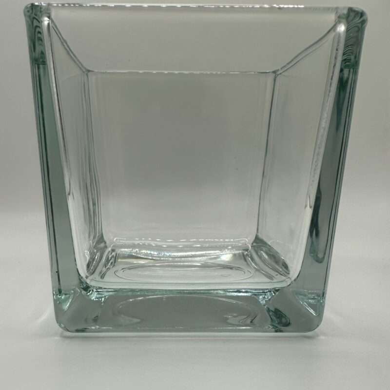 Vasos para velas cuadrado (12 unidades)