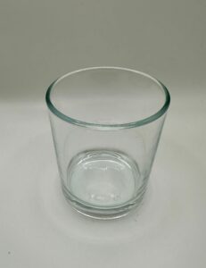 Vaso para velas de 225 ml  (12 unidades)