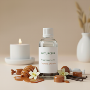Fragancia para velas Caramelo y Vainilla
