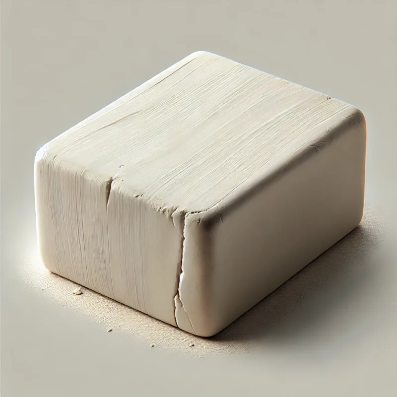 Arcilla Blanca Natural de Secado Rápido para Crear Cuencos para Velas  (Cerámica )1kg