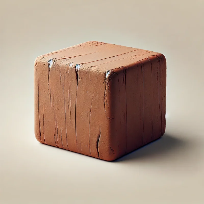 Arcilla Marrón Natural de Secado Rápido para Cuencos de Velas 1kg (Cerámica )