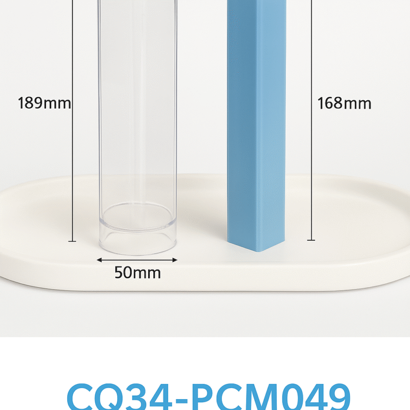 Molde de Plástico para Velas Altas Cuadradas