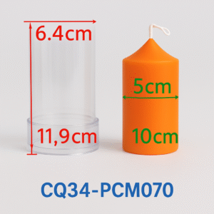 Molde de Plástico para Velas Cónicas 