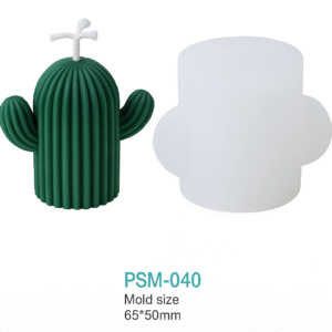 Molde de Silicona para Velas con Forma de Cactus