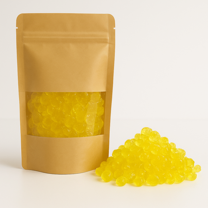 Cera de gel amarilla