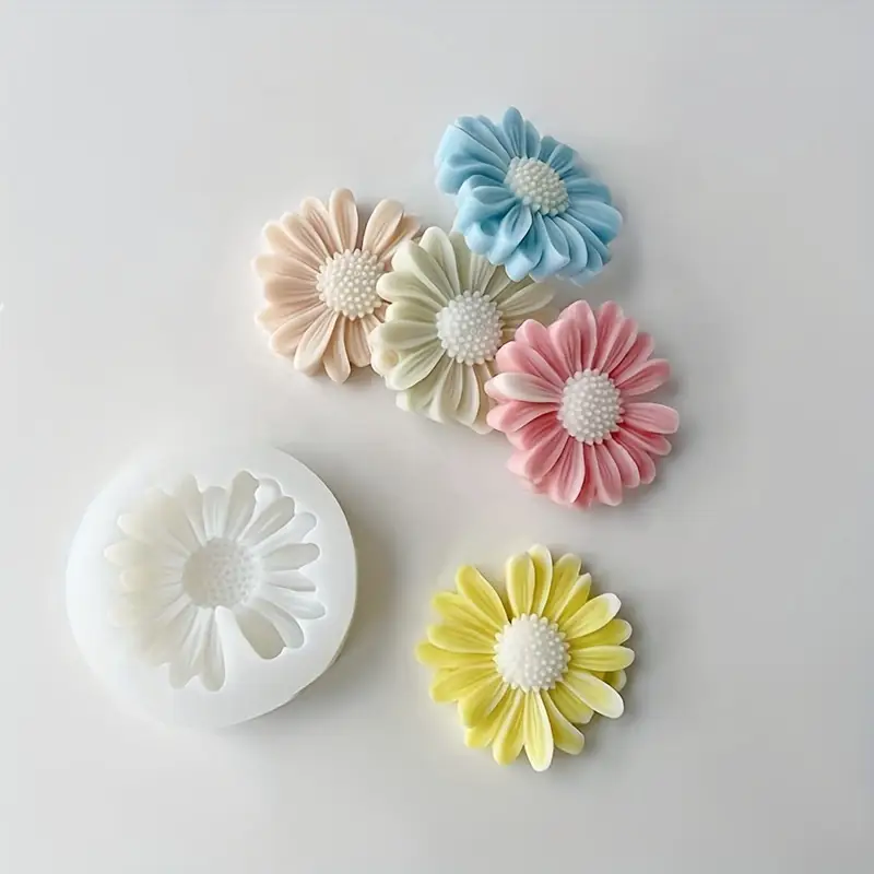 Moldes para velas forma flor