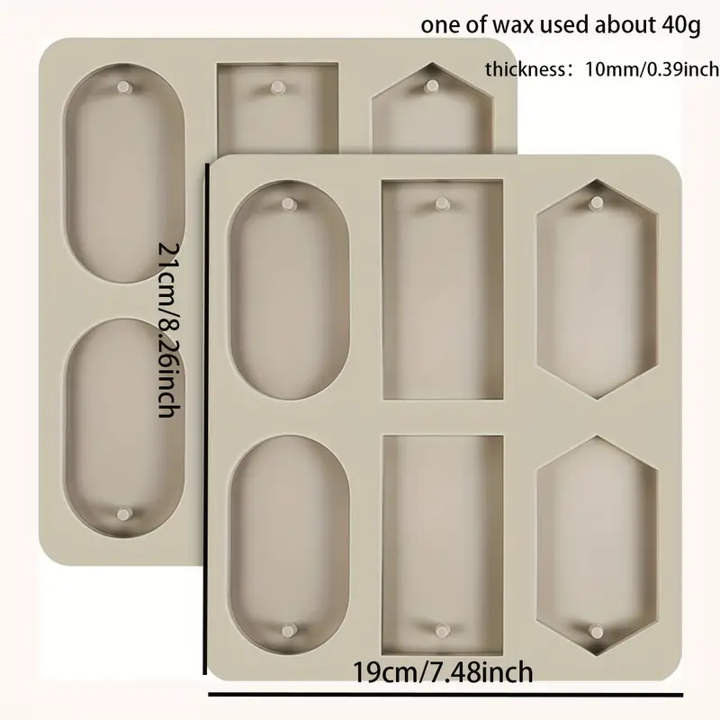 Molde de Silicona para Ambientadores Sólidos