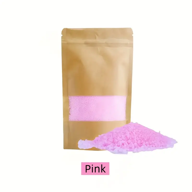 Cera para velas de polvo rosa