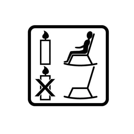 Pictograma sobre la supervisión de velas.