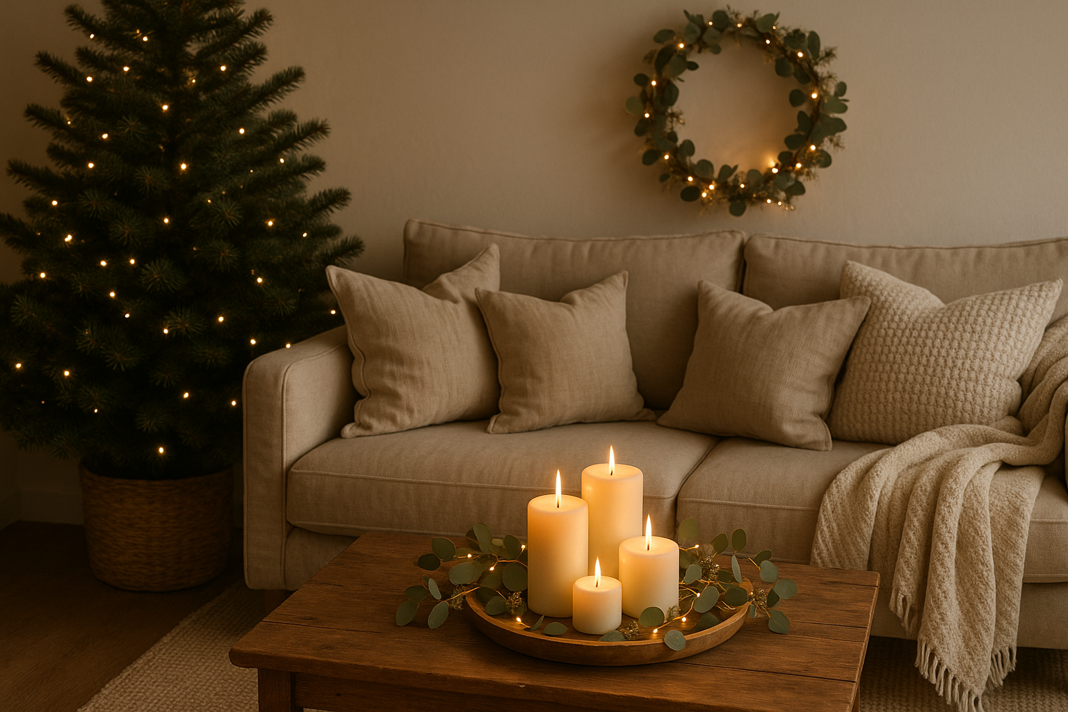 Velas aromáticas para Navidad