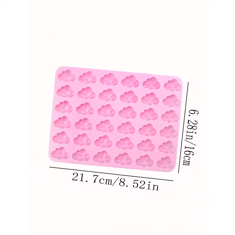 Molde de Silicona para Velas en Forma de Nube