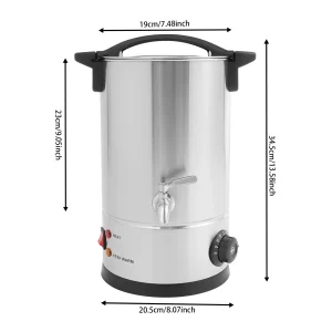 Fundidor de Cera Profesional 8L - Máquina Derretidora de Cera de Acero Inoxidable